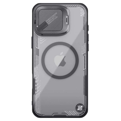 други,аксесоари,nillkin,iceblade,prop,magnetic,apple,iphone,16,pro,max,phone,case,clear,(black)