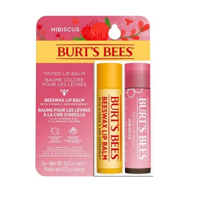 специфични,козметични,продукти,burt´s,bees,duo,gift,box,lip,balm,yellow,pink,(transparent)