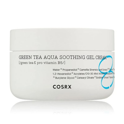 специфични,козметични,продукти,cosrx,hydrium,green,tea,aqua,soothing,gel,facial,cream,50ml,clear,(white)