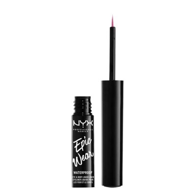 очна,линия,nyx,professional,makeup,epic,wear,metallic,eyeliner,fucshia