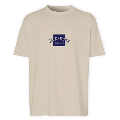 тениска,мъжки,тениски,jack,&,jones,boston,short,sleeve,t,shirt,beige,(beige)