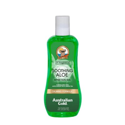 хигиена,коса,australian,gold,soothing,aloe,gel,after,sun,lotion,237ml,green,(transparent)