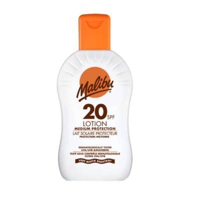 козметика,за,защита,от,слънце,malibu,lotion,spf,20,sunscreen,200ml,clear,(white)