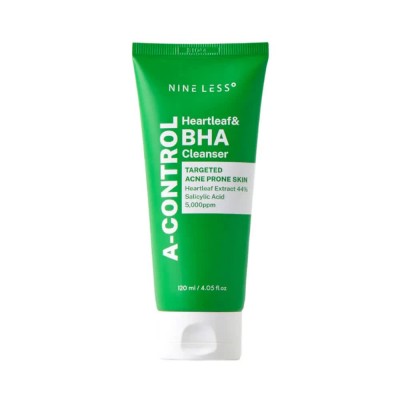 специфични,козметични,продукти,nineless,a,control,heartleaf,bha,clearpore,cleanser,facial,cleanser,120ml,clear,(transparent)