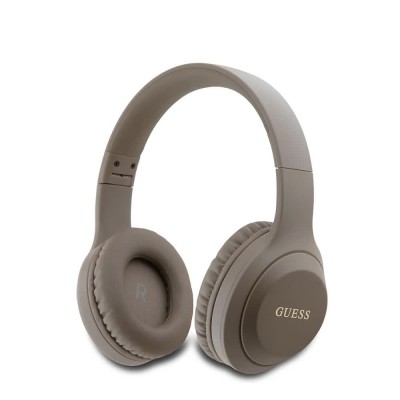 слушалки,слушалки,guess,classic,logo,wireless,headphones,brown