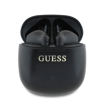 слушалки,слушалки,guess,printed,classic,logo,tws,wireless,earphones,black,(black)