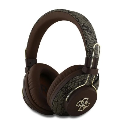 слушалки,слушалки,guess,pu,4g,metal,logo,enc,wireless,headphones,brown