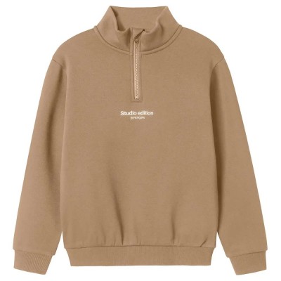 блуза,детски,блузи,name,it,brody,half,zip,sweatshirt,pure,cashmere,(beige)
