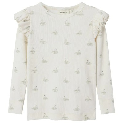 тениска,детски,тениски,name,it,gavo,eko,slim,lil´atelier,long,sleeve,t,shirt,pastel,parchment,swan,(beige)