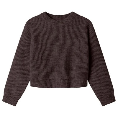 блуза,детски,блузи,name,it,holly,boxy,short,sweater,seal,brown,(brown)