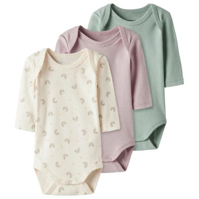 детски,облекла,за,момичета,name,it,jet,rainbow,long,sleeve,body,3,units,jet,stream,w,burnished,lilac,jadeite,(multicolor)