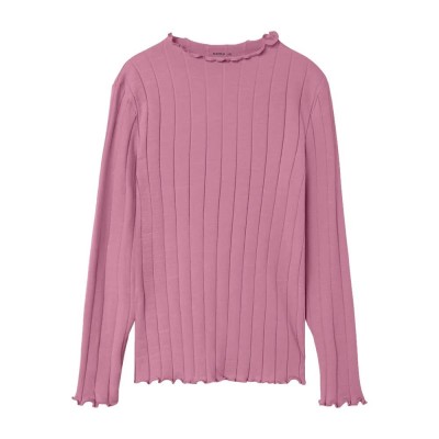 тениска,детски,тениски,name,it,noline,slim,long,sleeve,t,shirt,pink,(mauve,orchid)