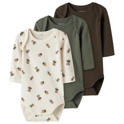 детски,облекла,за,момчета,name,it,robot,long,sleeve,body,3,units,jet,stream,w,tea,leaf,bracken,(multicolor)