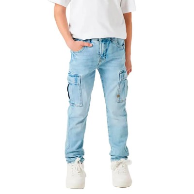 дънки,детски,панталони,name,it,silas,tap,cargo,fit,6650,jeans,light,blue,denim,(blue)