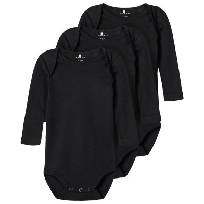 детски,облекла,за,момчета,name,it,solid,long,sleeve,body,3,units,black