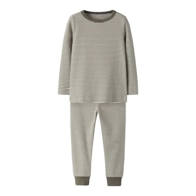 пижама,детски,пижами,name,it,stripe,rib,pyjama,dusty,olive,y,d,dusty,olive,jet,stream,(beige)