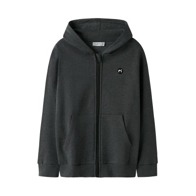 блуза,детски,блузи,name,it,vimo,full,zip,sweatshirt,dark,grey,melange,(grey)