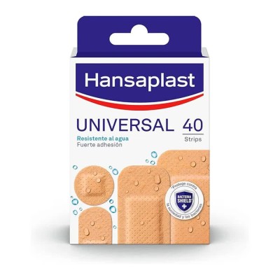 хигиена,тяло,hansaplast,universal,band,aids,40,units,clear