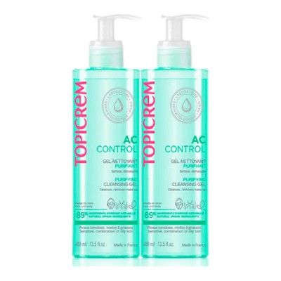 козметика,за,почистване,topicrem,ac,control,400ml,cleansing,gel,clear