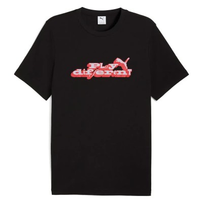 тениска,мъжки,тениски,puma,graphic,play,different,short,sleeve,t,shirt,puma,black,(black)