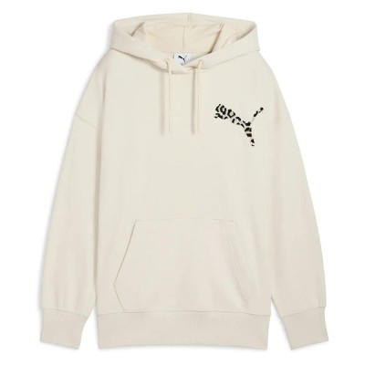 блуза,дамски,блузи,puma,leo,luxe,oversized,sweatshirt,alpine,snow,(beige)