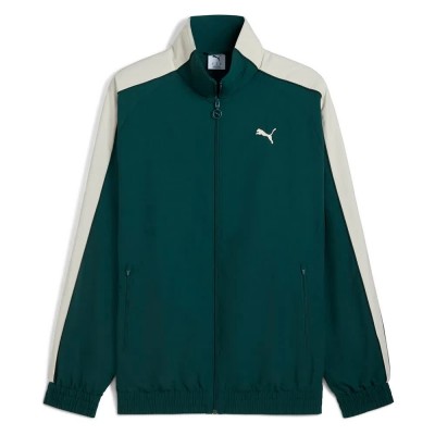 блуза,дамски,блузи,puma,t7,oversized,full,zip,sweatshirt,green,terrain,(green)