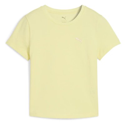 тениска,дамски,тениски,puma,wardrobe,ess,slim,fit,short,sleeve,t,shirt,gold,moon,(yellow)