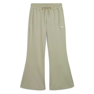 панталони,дамски,панталони,puma,wardrobe,essential,flare,slim,fit,pants,lux,army,(green)