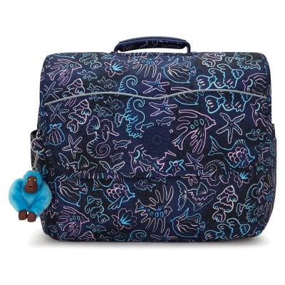 юношеска,раница,раници,kipling,codie,m,18l,junior,backpack,disco,fish,(blue)