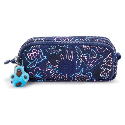 канцеларски,принадлежности,kipling,gitroy,pencil,case,disco,fish,(blue)
