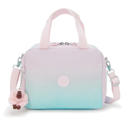 чанта,раници,kipling,miyo,8l,lunch,bag,gradient,sea,(pink)