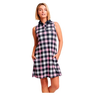 рокля,дамски,поли,и,рокли,oxy,golf,picnic,pink,dress,multicolor,(pink,white)
