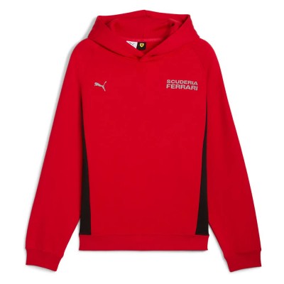 суичър,мъжки,пуловери,puma,ferrari,lifestyle,hoodie,red,(rosso,corsa)