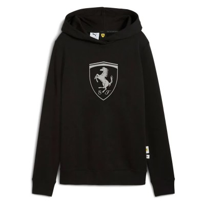 суичър,дамски,блузи,puma,ferrari,sportswear,wmn,hoodie,puma,black,(black)