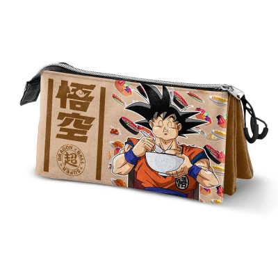 канцеларски,принадлежности,karactermania,dragon,ball,goku,foodie,triple,pencil,case,brown,(brown)