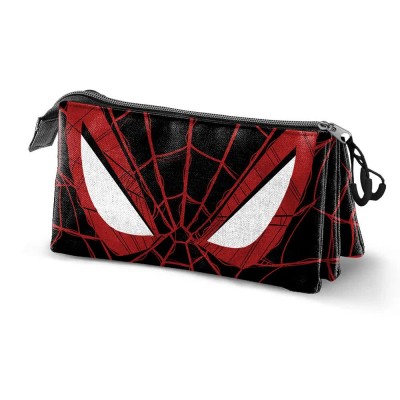 канцеларски,принадлежности,karactermania,marvel,spiderman,vision,triple,pencil,case,black,(black)