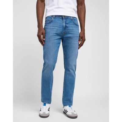 дънки,мъжки,панталони,lee,rider,worn,jeans,refurbished,blue