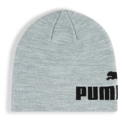 шапка,всички,шапки,puma,ess,cuffless,beanie,light,grey,heather,puma,black,(grey)