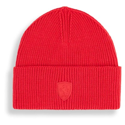 шапка,всички,шапки,puma,ferrari,pro,beanie,rosso,corsa,(red)