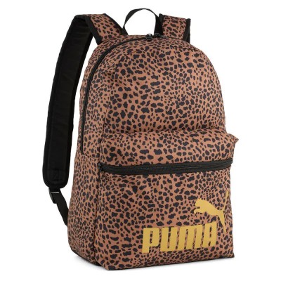 раница,раници,puma,phase,aop,backpack,melted,caramel,leopard,aop,(brown)