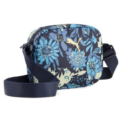 чанти,за,през,рамо,puma,pop,crossbody,new,navy,floral,aop,(blue)