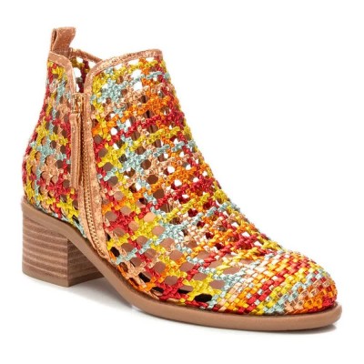 дамски,боти,мъжки,боти,xti,143963,booties,multicolor,(orange)