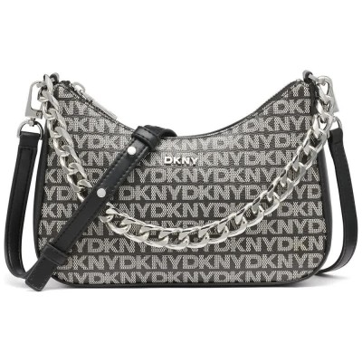 чанта,за,през,рамо,всички,чанти,dkny,jenna,demi,shoulder,bag,black,logo,black,(black)