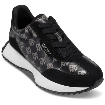маратонки,дамски,маратонки,dkny,naples,trainers,black,nickel,(black)