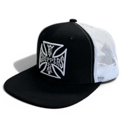 шапка,всички,шапки,west,coast,choppers,og,cross,flatbill,cap,black,(black,white)