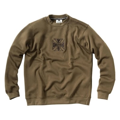 блуза,мъжки,пуловери,west,coast,choppers,parts,sweatshirt,brown,(olive,green)