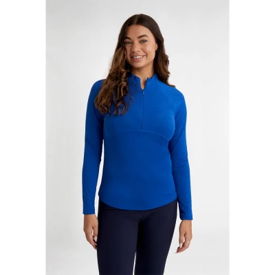 блуза,дамски,блузи,green,lamb,elizabeth,woman,half,zip,sweatshirt,blue,(electric,blue)