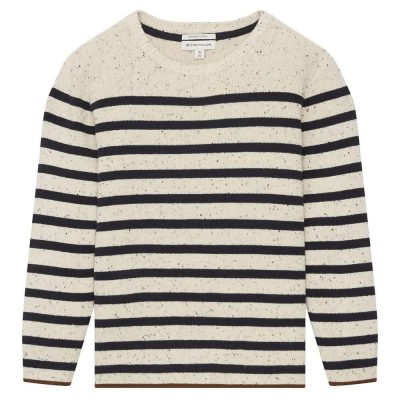 блуза,детски,блузи,tom,tailor,1032897,sweater,beige,(off,white,navy,nep,stripe)