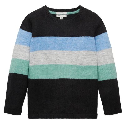 блуза,детски,блузи,tom,tailor,1033333,sweater,black,(coal,grey)