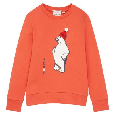 блуза,детски,блузи,tom,tailor,1033840,sweatshirt,orange,(lux,coral,red)